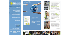 Desktop Screenshot of ecotextile.fr